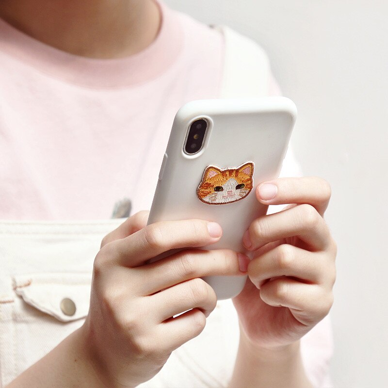 Embroidery Cat Patch Iron on Patches for Clothing Jeans Bags Patchwork Sewing Applique Cute Animal Parches DIY Clothes Stickers