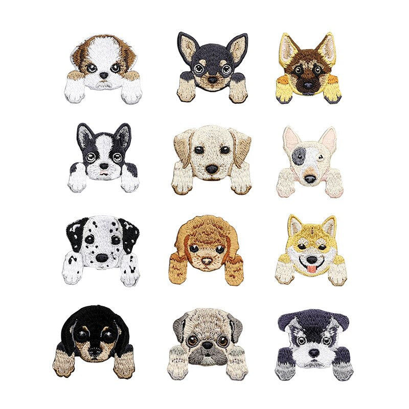 22 Types Dog Head Patches