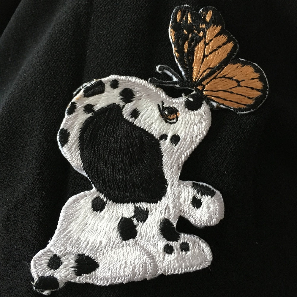 1 Piece Cute Dog Kiss Butterfly Patch