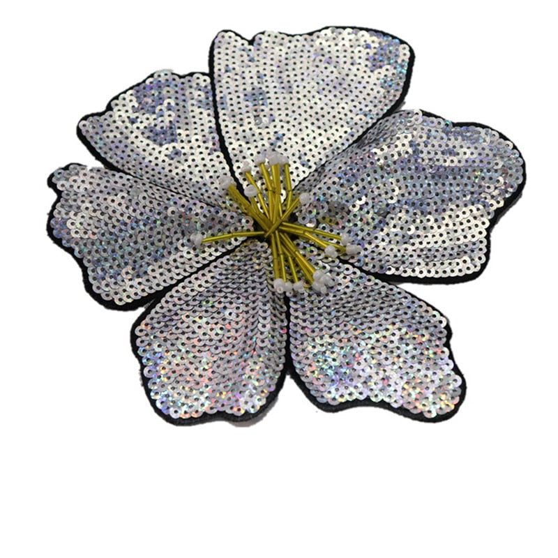 20CM Single Layer Large Sequins Flowers