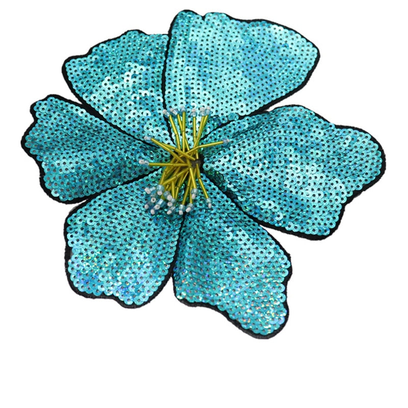 20CM Single Layer Large Sequins Flowers