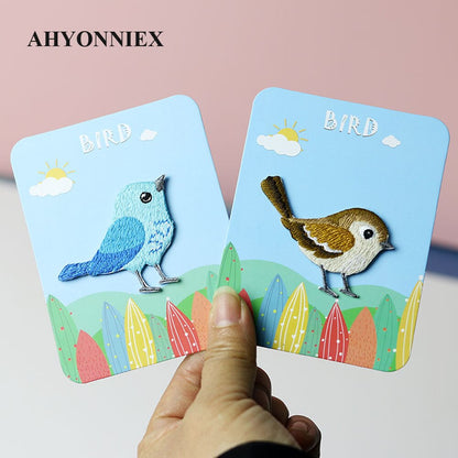 Different Types Small Bird Sticker Embroidered Patch