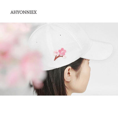 AHYONNIEX 1PC 桜の花の刺繍パッチ バッグ ジーンズ 柴猫 ウサギ アイロン接着パッチ 服 小さな DIY パッチ かわいい