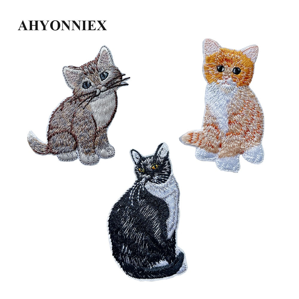 Cartoon Patches On Clothes Pet Lovers Iron on Patches for Clothing Cute Patch Badges Stickers Appliques