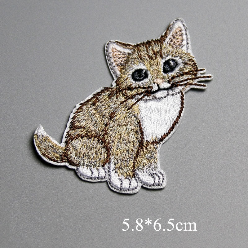 Cartoon Patches On Clothes Pet Lovers Iron on Patches for Clothing Cute Patch Badges Stickers Appliques